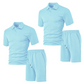 Men's Short Sleeve & Shorts 2-Piece Set
