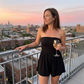 🔥Summer Womens Romper 🔥 Strapless Tube &Beach Vacation Clothes Ruffle&Jumpsuits Pockets