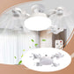 🌀New Socket Ceiling Fan Light – 2‑in‑1 Silent LED Fan with Remote Control, Energy‑Saving Cooling & Lighting Combo for Home Bedroom