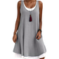 🔥Summer Hot Sale 50% OFF💃Women's Sleeveless Fake 2-Piece Dress