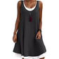 🔥Summer Hot Sale 50% OFF💃Women's Sleeveless Fake 2-Piece Dress