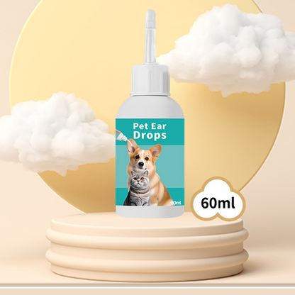 Limited-Time Specia:ONLY ￡7.99!! 🐱🐶 Gentle Pet Ear Cleansing Drops—Say Goodbye to Outer Ear Canal Diseases