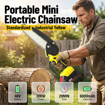 ⏰Ergonomic Mini Electric Saw with Safety Lock🔥 4-Inch 10-Section