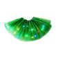 🎁LED Light Up Sequin Tutu Skirt Star Mesh Princess Skirt for Girls and Adults
