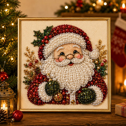 🎄Christmas Pre Sale ￡8.99!!⚡50K+ SOLD!🎅🧘Relaxing & Beginner-Friendly - 🎨💎DIY Christmas Pearl Art Kit