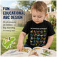 🦖Hot Sale 50% OFF✨Kids Dinosaur Alphabet Graphic T-Shirt1