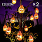 ⏳LAST DAY SALE ONLY ￡12.99!🌃Waterproof Halloween Pumpkin Solar Branch Lights