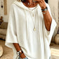 🎁2026 NEW - 50% OFF👚Oversized Knit Hoodie with Drawstring