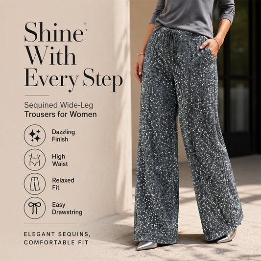 🛍️🔥Last Day Special Price £24.99!!👖Women's Elastic Waist Straight-Leg Pants