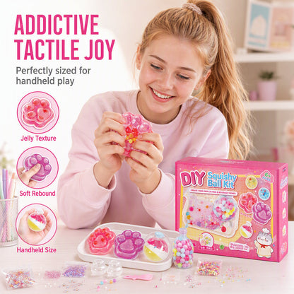 🐱 50% OFF NOW! 🧊 DIY Fried Ice Squishy Toy Kit – Cat claw design, squishy fun & creative – Perfect for sensory play & stress relief for kids ✨1