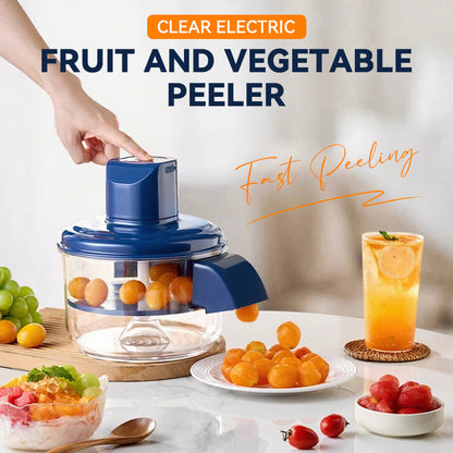 👍LAST WEEK SALE -Up to 50% OFF💇‍♀️Transparent Electric Fruit and Vegetable Peeler