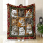 🎁LAST DAY SALE: £11.98!! 🐱💤 Cozy 9‑Panel Sleeping Cats Blanket – Ultra‑Soft Flannel, Reversible Design, Perfect for Sofa, Bed & Travel 🌙✨