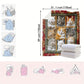 🎁LAST DAY SALE: £11.98!! 🐱💤 Cozy 9‑Panel Sleeping Cats Blanket – Ultra‑Soft Flannel, Reversible Design, Perfect for Sofa, Bed & Travel 🌙✨