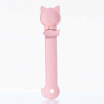 ⏳LAST DAY SALE ONLY ￡6.99!!🔥💞50K+ SOLD! Cat Feeder Spoon –BPA-free, one-hand squeeze & wide spoon. Clean feeding – grab yours! ✅