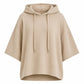 🧥Seasonal Style - Relaxed Pullover Hoodie with Half-Sleeve Cut – Flattering Loose Fit & Modern Aesthetic for Transitional Weather