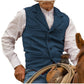 ⏳LAST DAY SALE ONLY￡17.99!🔥✨Men's Vintage Lapel Herringbone Tweed Vest👔🐴