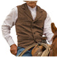 ⏳LAST DAY SALE ONLY￡17.99!🔥✨Men's Vintage Lapel Herringbone Tweed Vest👔🐴