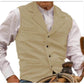 ⏳LAST DAY SALE ONLY￡17.99!🔥✨Men's Vintage Lapel Herringbone Tweed Vest👔🐴