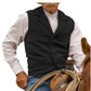 ⏳LAST DAY SALE ONLY￡17.99!🔥✨Men's Vintage Lapel Herringbone Tweed Vest👔🐴