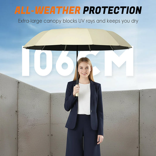 ⏳LAST DAY SALE ONLY ￡13.99!!🌧️TANNESS Storm-Safe Brolly – The 10-Rib Umbrella That Won’t Let You Down in British Weather 💨🇬🇧 Compact, automatic & built for gales🏆