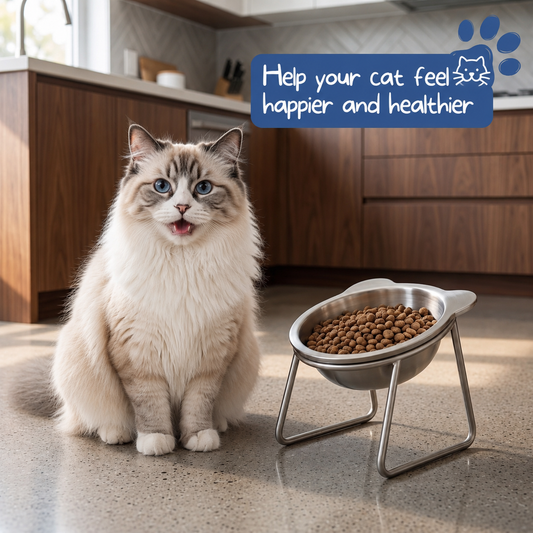 ⏳LAST DAY SALE 50% OFF!🥣15° Tilted Orthopaedic Feeding Bowl