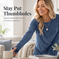 💖2026 Autumn’s Sale 70% OFF✨🍂Women's Casual Crewneck Long Sleeve Top With Thumb Holes and Curved Hem