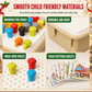 Kids Christmas 3D Mushroom Nail Pegboard Toy Set