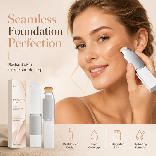 ⏳LAST DAY SALE ONLY ￡7.99!!🎉2-in-1 High Coverage Foundation Stick