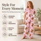 ⏳LAST DAY SALE 70% OFF!!🐮Cute Highland Cow Print, 3-Piece Fun Pajama Set – Cozy Lounge & Sleepwear ✨