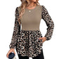 🔥This Week's Special Price:£14.99!!🧥💦Women's Leopard Print Long Sleeve Top