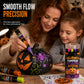 12 Colors Halloween Pumpkin DIY Glitter Markers Set