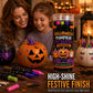 12 Colors Halloween Pumpkin DIY Glitter Markers Set