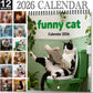 ⏳LAST DAY SALE ONLY ￡7.99!!Funny Animal Calendar 2026 Calendar
