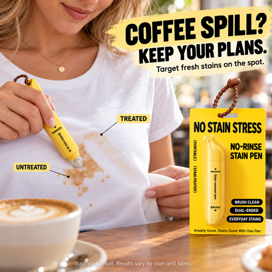 🥳BUY 1 GET 1 FREE!! ONLY £8.99! 💞Portable Dual-Head Stain Remover Pen