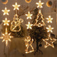 ⏳LAST DAY SALE ONLY ￡8.99!!🎄❄️ DIY Christmas Snowflake Suction Cup LED Lights ✨ | Battery Operated, Warm & Multi-Colour, Window Suction Lights, Christmas Home & Party Decor