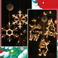 ⏳LAST DAY SALE ONLY ￡8.99!!🎄❄️ DIY Christmas Snowflake Suction Cup LED Lights ✨ | Battery Operated, Warm & Multi-Colour, Window Suction Lights, Christmas Home & Party Decor