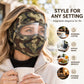 ❄️ Wind-Blocking Warmth, Clear Vision Coverage | Winter Windproof Warm Face Mask with HD Goggles