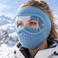 ❄️ Wind-Blocking Warmth, Clear Vision Coverage | Winter Windproof Warm Face Mask with HD Goggles